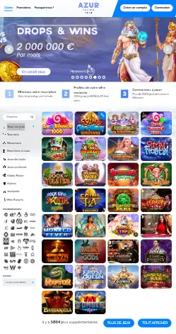 l'application et interface Winoui Casino