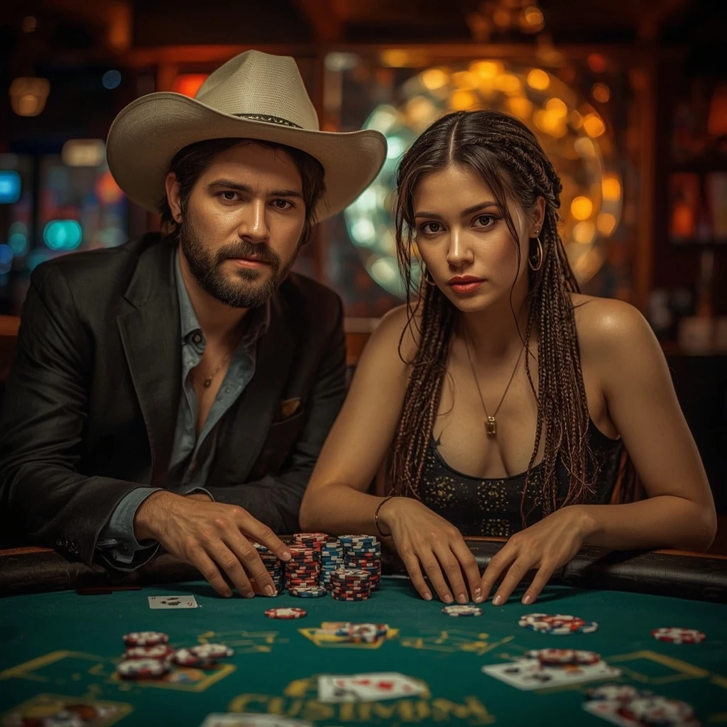 photo de deux joueurs de poker WINOUI CASINO